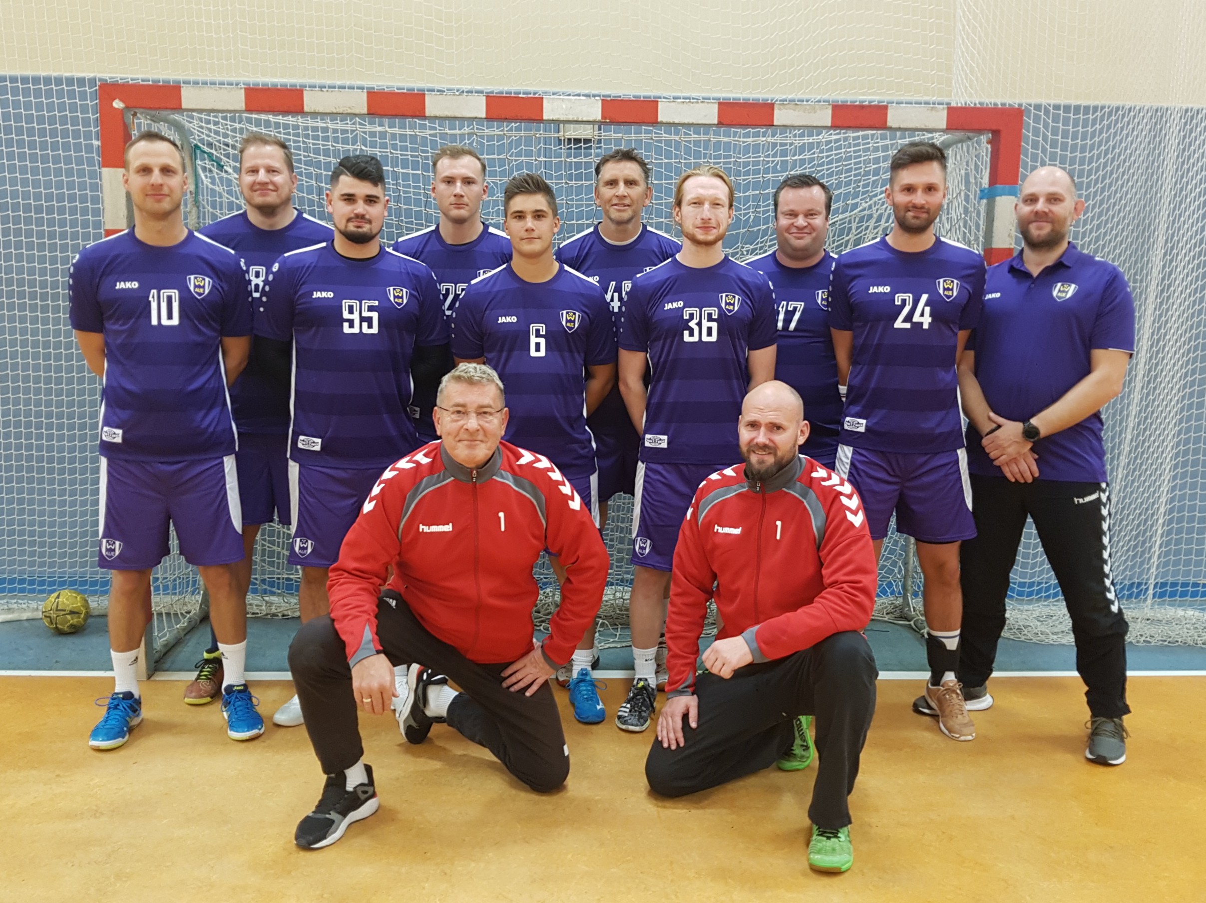 Mannschaftsfoto BSG Wismut Aue - Sektion Handball - Saison 2020/2021