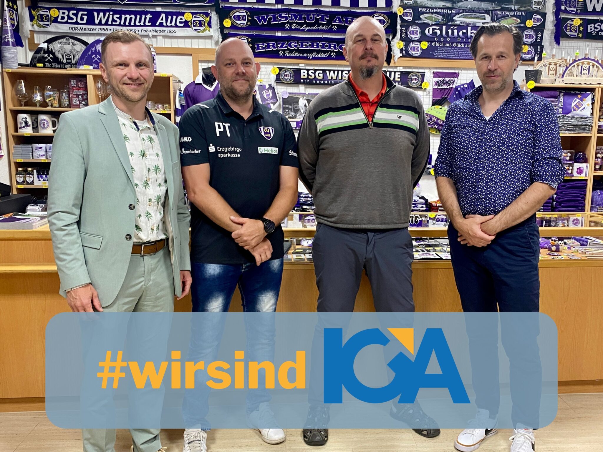 BSG Wismut Aue e.V. als Mitglied in der IGA aufgenommen BSG Wismut